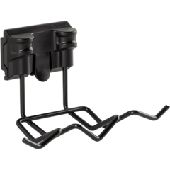 1049288 Sopsethållare Toolflex med väggadapter Svart*