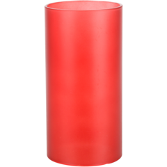 8841751 Ljushållare För Oljepatron Frostad Röd Glas*