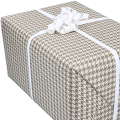 4400164 Presentpapper Pepita Beige