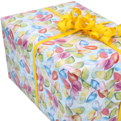 4406398 Presentpapper Drops Skyblue