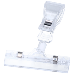 210904 Prisklämma XL Transparent