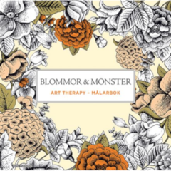 C53710 Målarbok för vuxna - Blommor Art Therapy