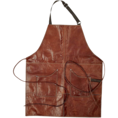 MA613133 Skinnförkläde 62x76cm Brun