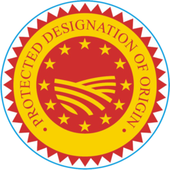 8236 Protected Designation Etikett