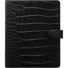 FX9026071 Classic Croc A5 Notebook in Ebony