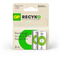 201249 Batteri GP ReCyko C 2-p