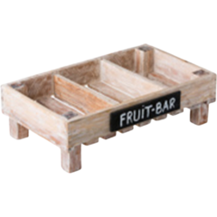 MANTHREE Trälåda Stylepoint 3-Fack 50x30cm