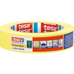 10433402 Maskeringstejp Tesa 25mmx50m