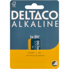 1903323 Batteri Alkaline 9V/6LR61 1-p