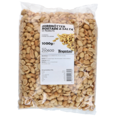 250600 Jordnötter Rostade & Saltade 1000g