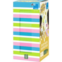 565473VP Notisar 4-färger 75x75mm Box