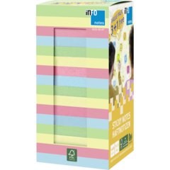 582098VP Notisar 4-färger Box 75x75mm