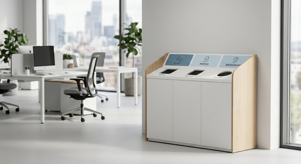 Källsorteringsskåp och möbler