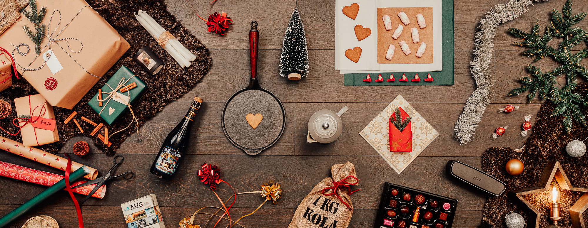 Jul på jobbet Julens produkter